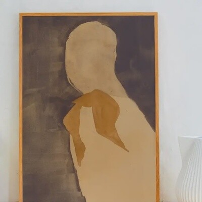 PAPER COLLECTIVE poster Brown Scarf 50X70cm
