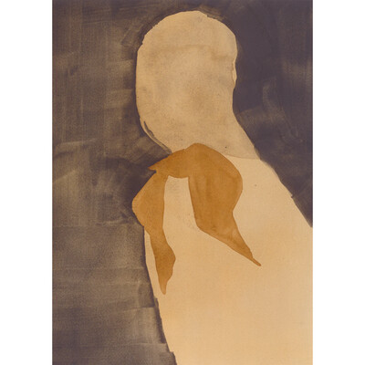 PAPER COLLECTIVE poster Brown Scarf 50X70cm
