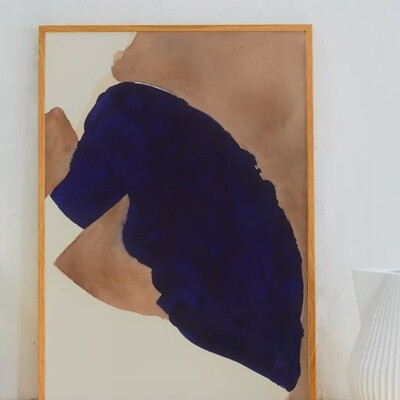 PAPER COLLECTIVE poster Blue Knit 30X40cm