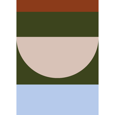 PAPER COLLECTIVE poster Half Circles IV 30X40cm