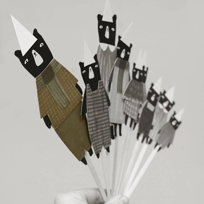 TED &amp; TONE Caketoppers Dress up Bears