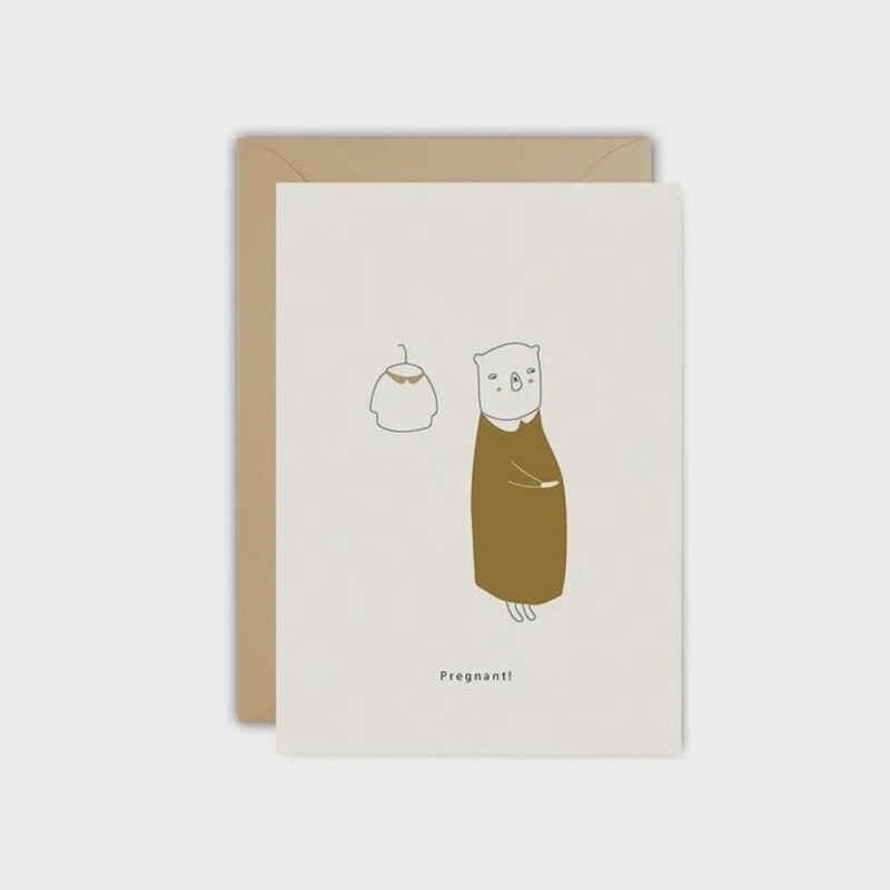 TED &amp; TONE anischtkaart 10x15cm Pregnant