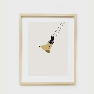 TED & TONE poster Swing A4