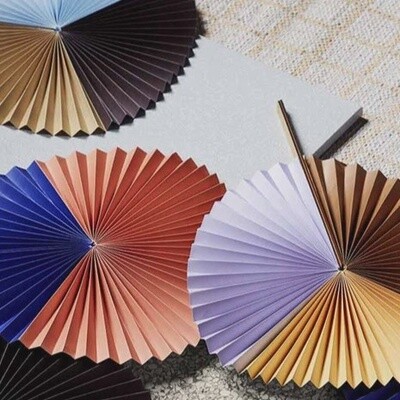 BROSTE CPH waaier Saba Caramel/Brown