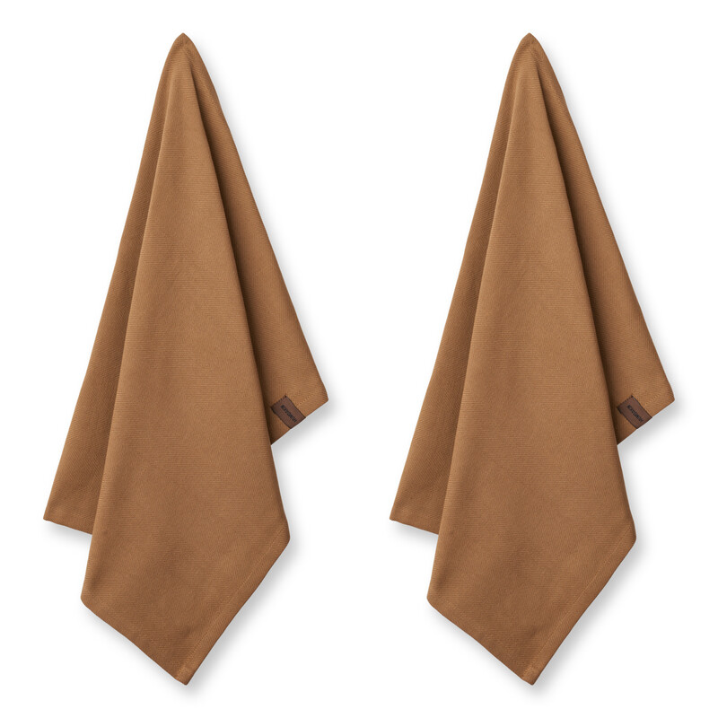 HUMDAKIN Organic Theedoek 2-pack Tabacco