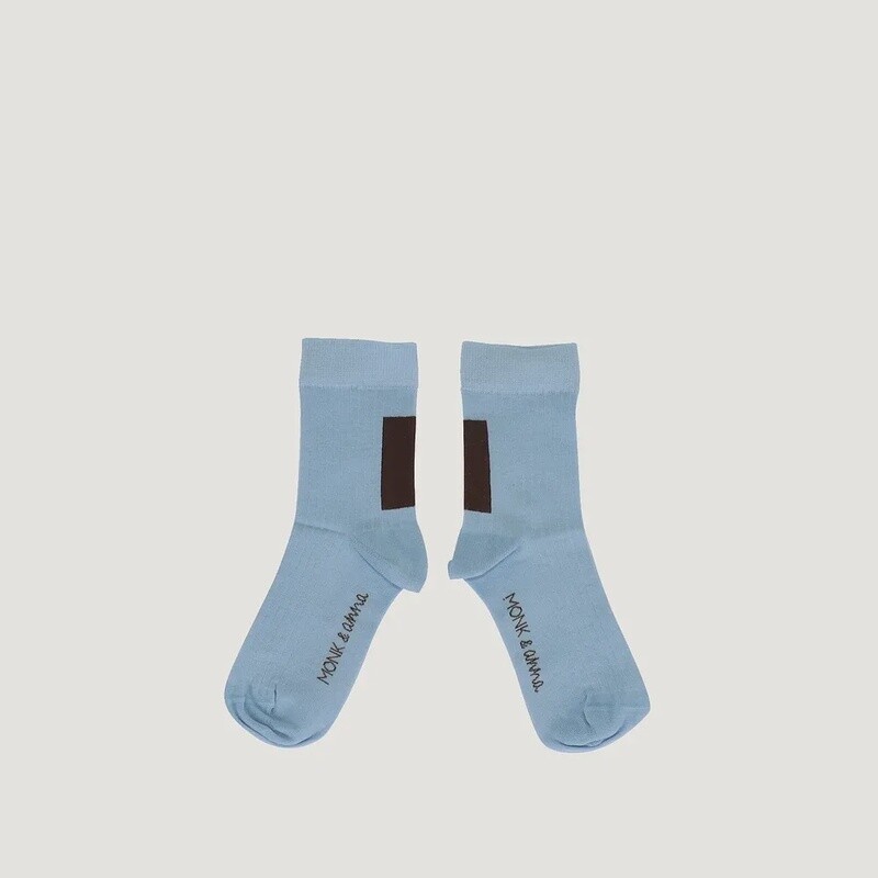 MONK &amp; ANNA Sokken Graphic Shape Blue Sky