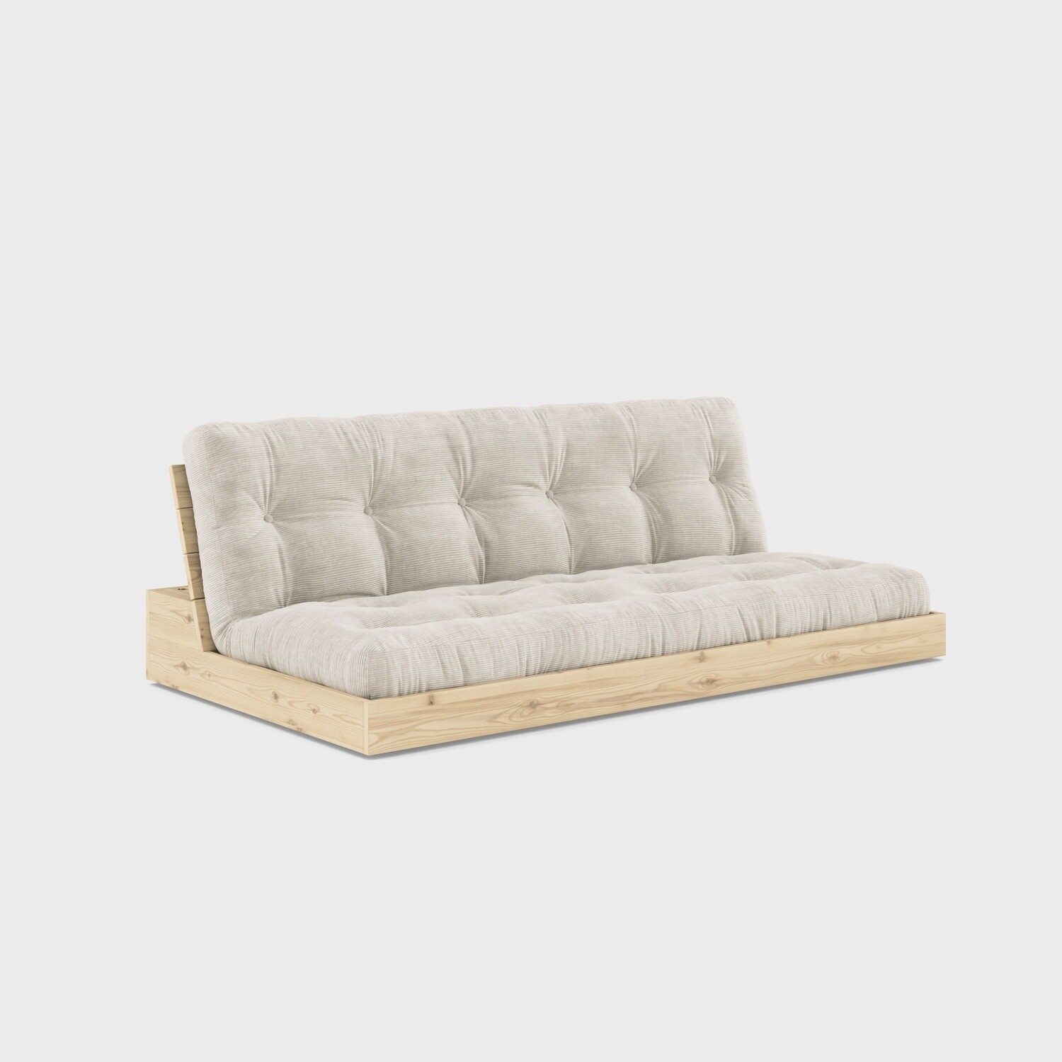 KARUP DESIGN Slaapbank BASE blank gelakt, Kleur: 510 Ivory