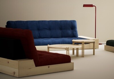 KARUP DESIGN Base Slaapbank zwart gelakt hoofdbord