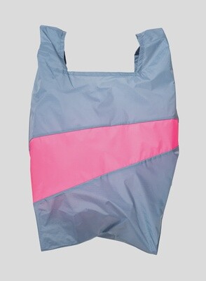 SUSAN BIJL Shoppingbag Fuzz-Fluo pink Large