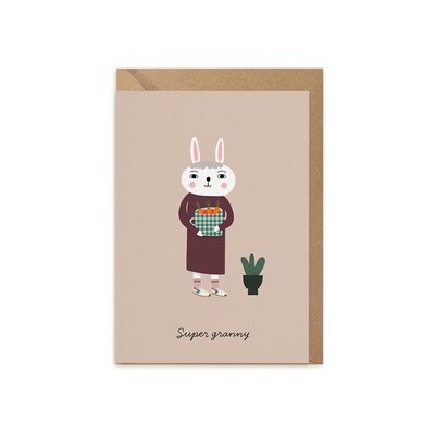 LITTLE OTJA postcard Super Granny Card