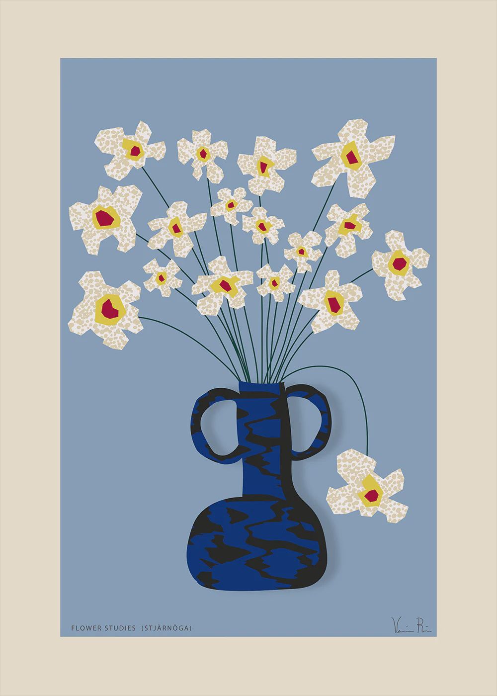 PAPER COLLECTIVE poster Flower Studies 70X100cm