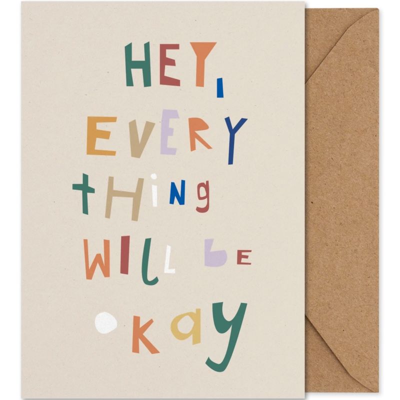 PAPER COLLECTIVE Art card Everything OK A5