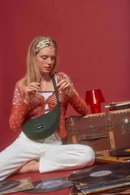 HINDBAG Andrea schoudertas donkergroen