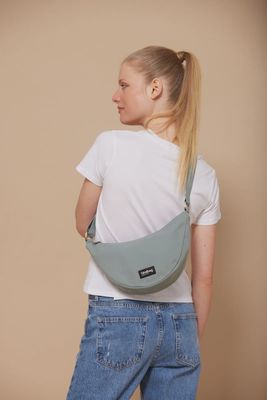 HINDBAG Andrea schoudertas salie groen
