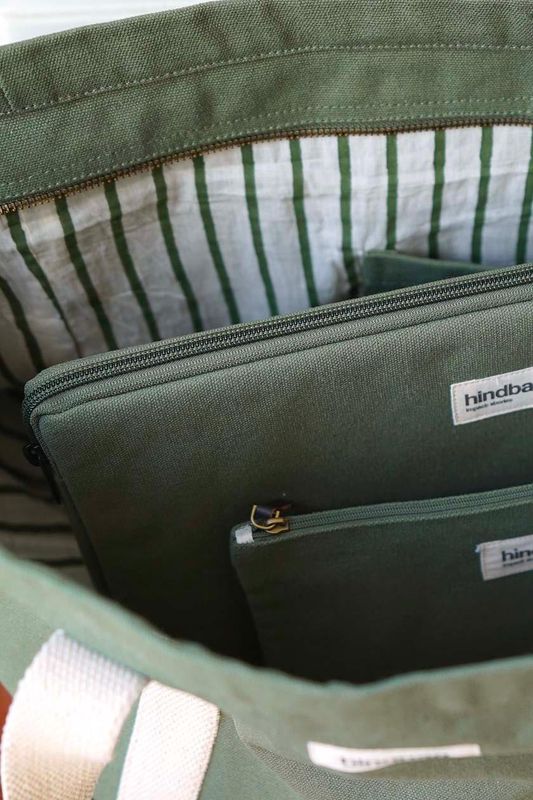 HINDBAG Ava Laptophoes olive green