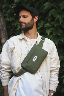 HINDBAG Harry schoudertas olijf groen