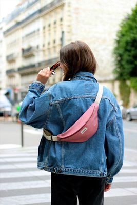 HINDBAG Olivia schoudertas roze
