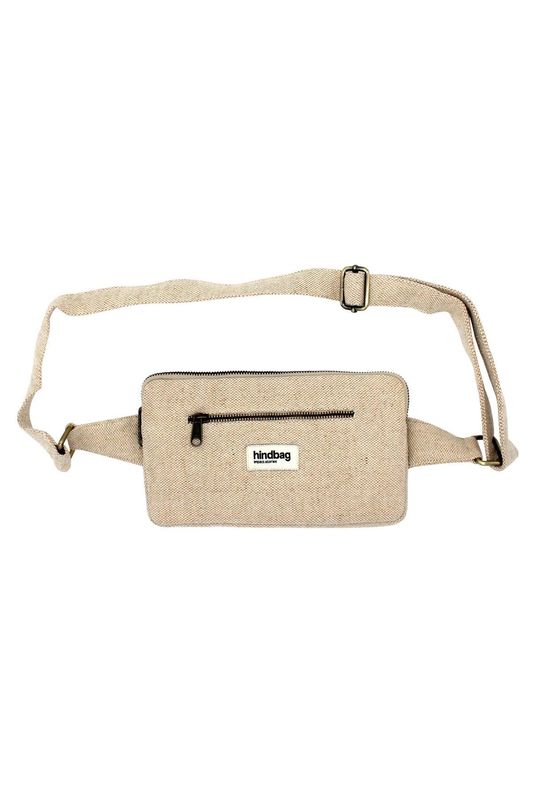 HINDBAG Harry schoudertas beige jute