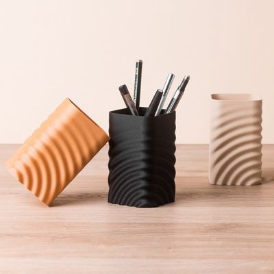 COPO DESIGN Potlood/penseelhouder golvend Ebben