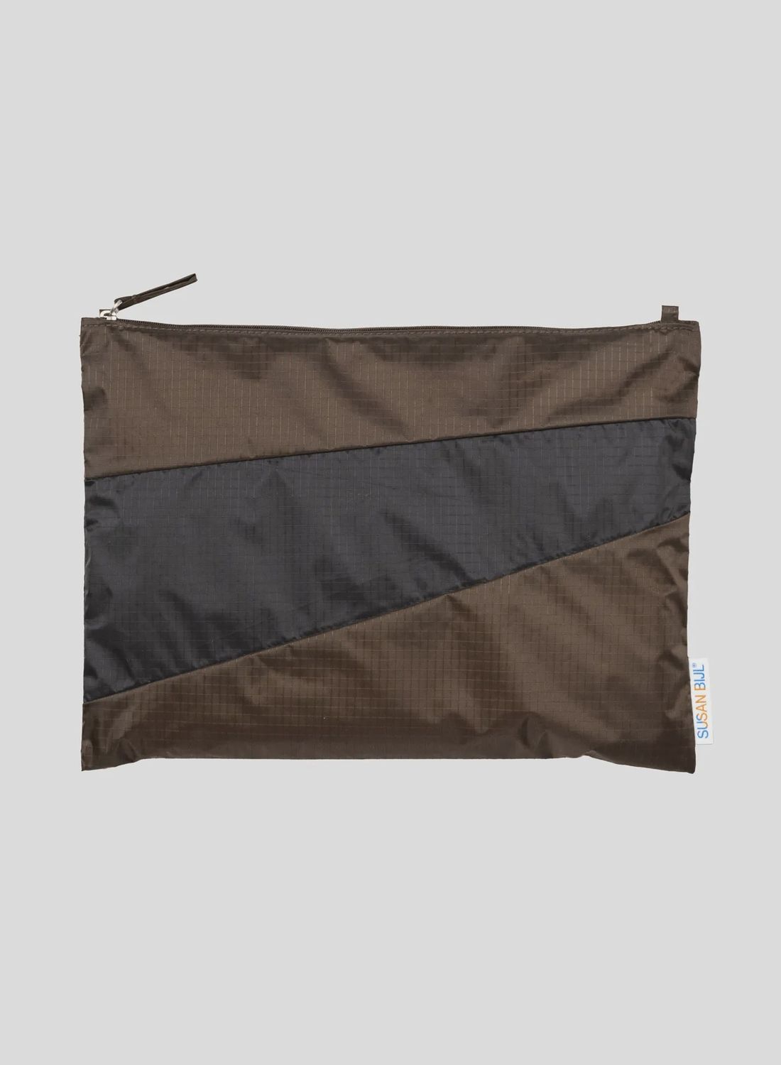 SUSAN BIJL Pouch Mud-Black large