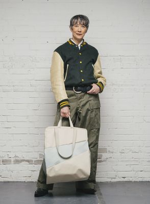 SUSAN BIJL The New Tote Bag Shore &amp; Mint large
