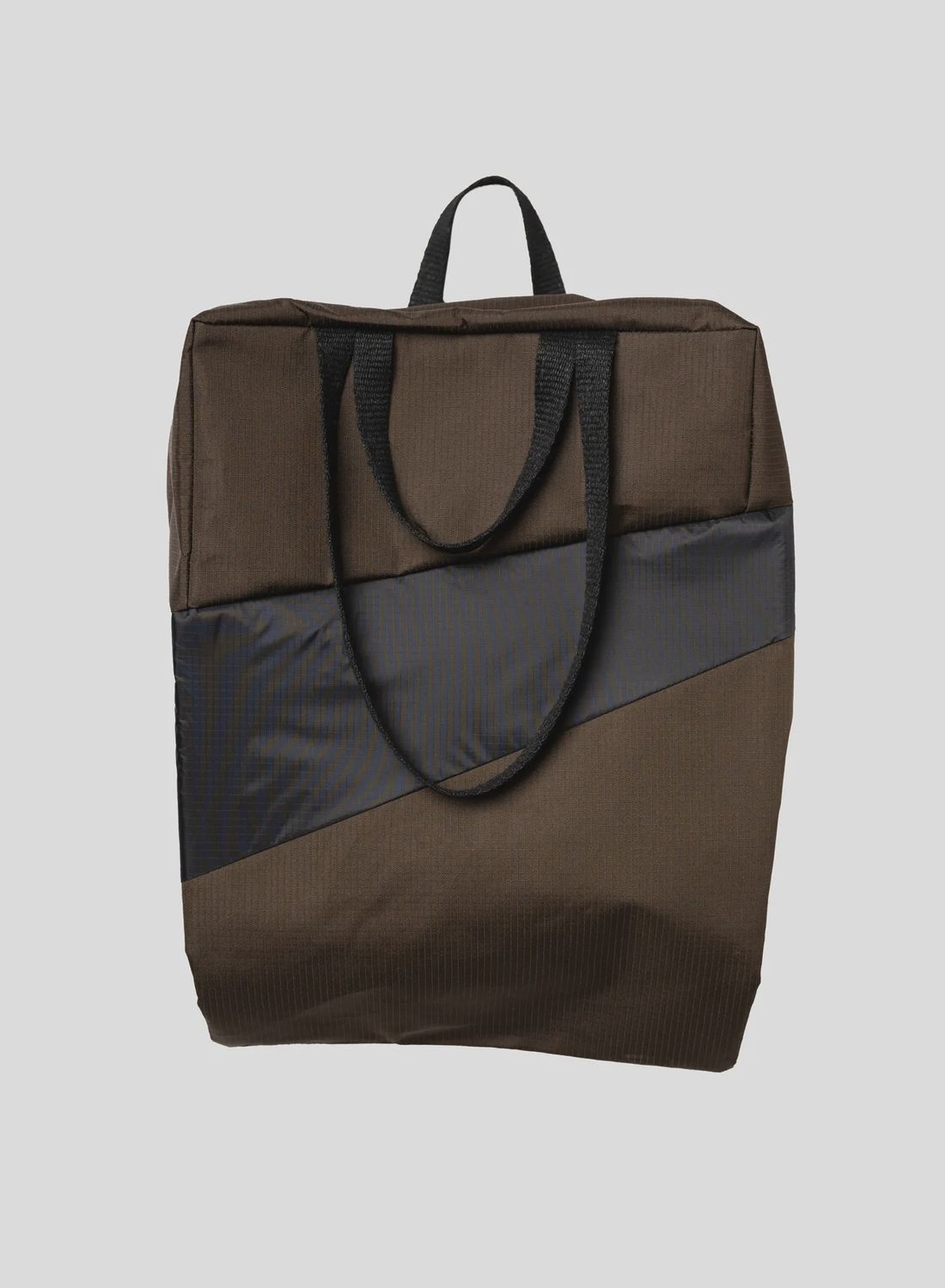 SUSAN BIJL Tote Bag Mud-Black large