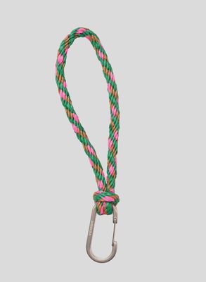 SUSAN BIJL Kumihimo Keychain Wena-Fluo Pink