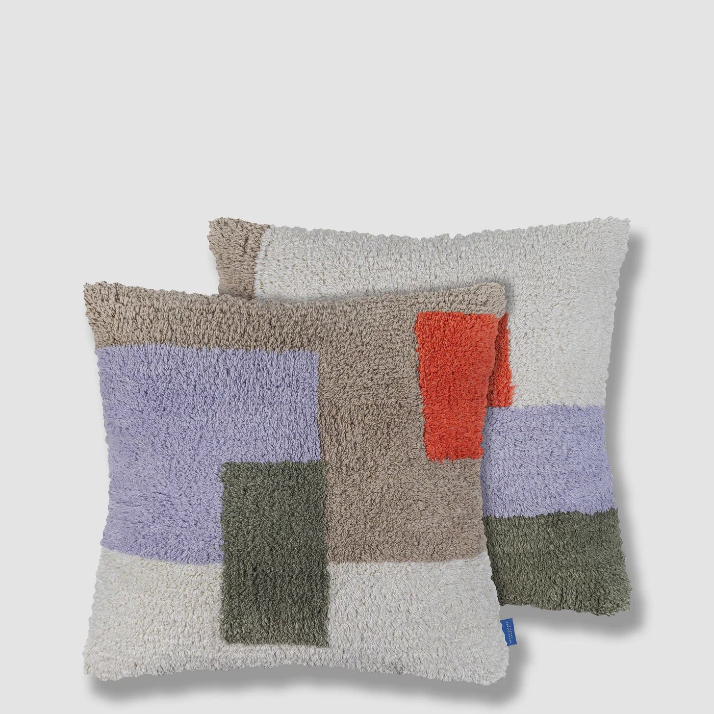 METTE DITMER Brick Tufted kussenhoes dark olive