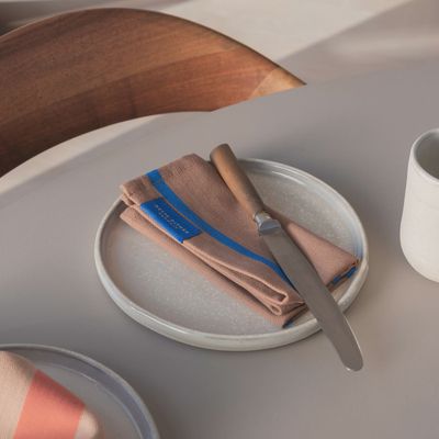 METTE DITMER Stripes vaatdoek/ servet blush 2-pack