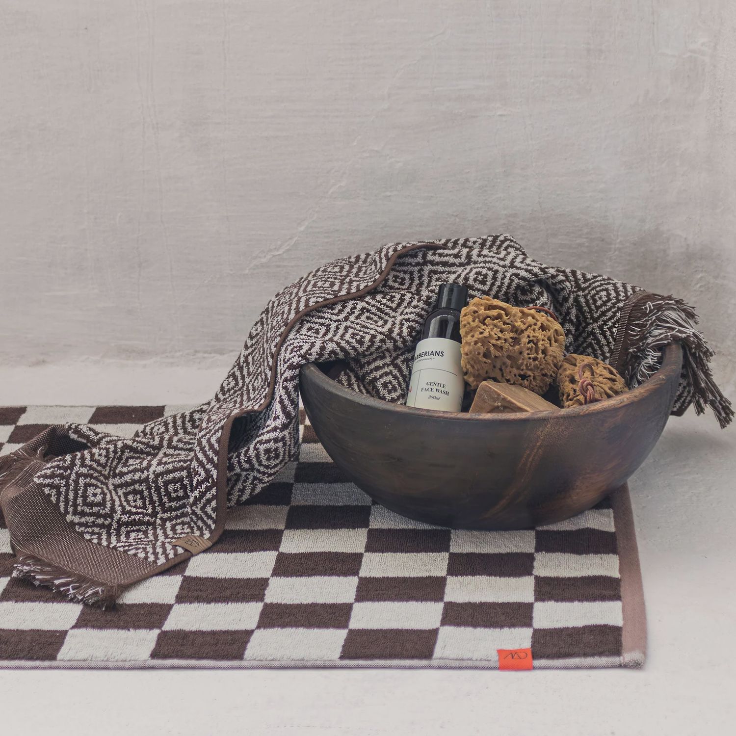 METTE DITMER Retro badmat chocolate