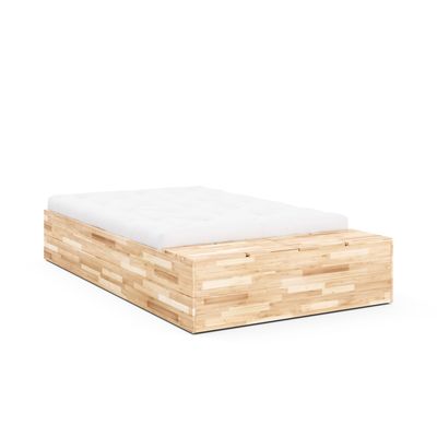 KARUP DESIGN Bed BASEMENT blank gelakt