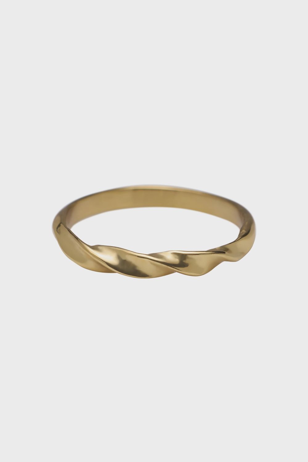 XZOTA Tiny Wave ring brass, Maat: 50