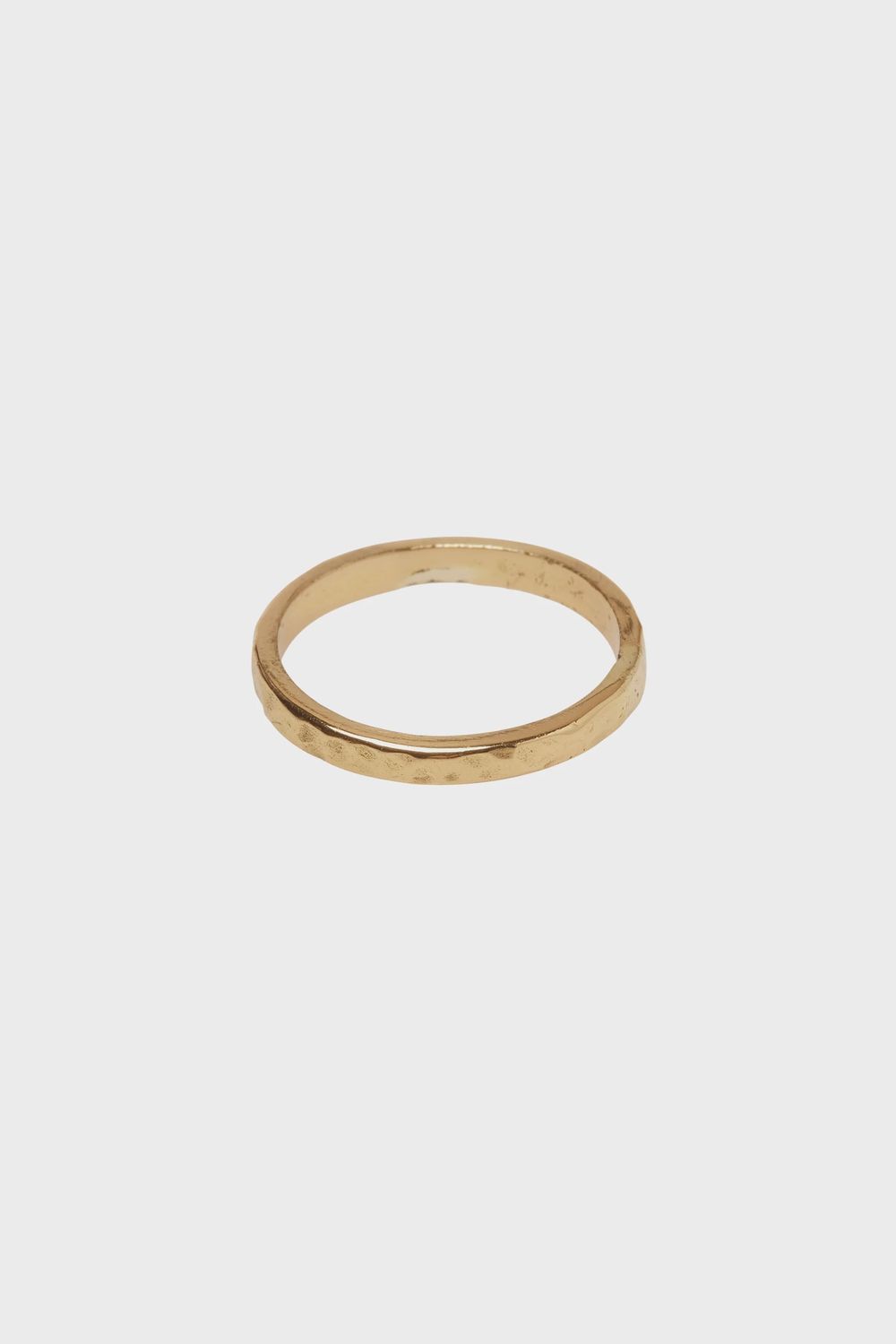 XZOTA Ring Melba 2 mm  brass, Maat: 50