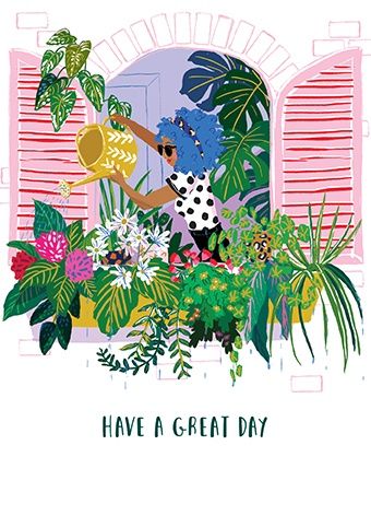 Postcard Urban Gardener