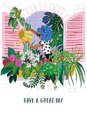 Postcard Urban Gardener