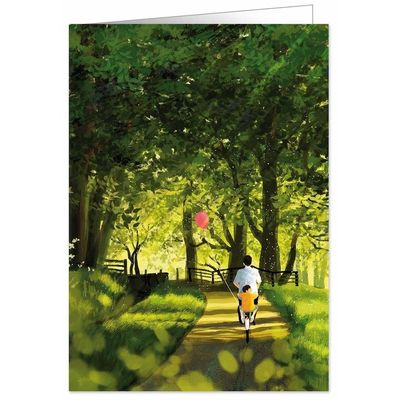 Postcard Man And Boy