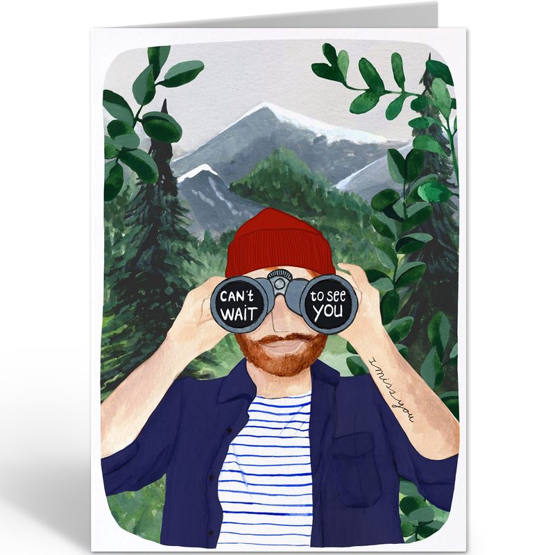 Postcard Guy Can't Wait To See You