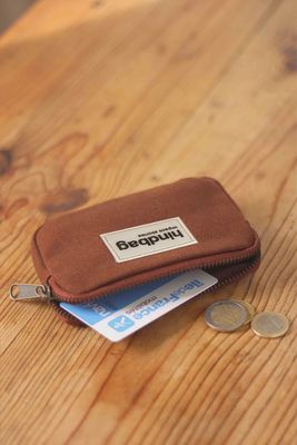 HINDBAG Lili portemonnee chocoladebruin
