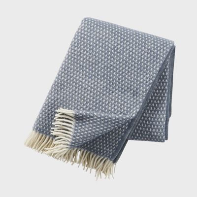 KLIPPAN plaid Knut smokey blue