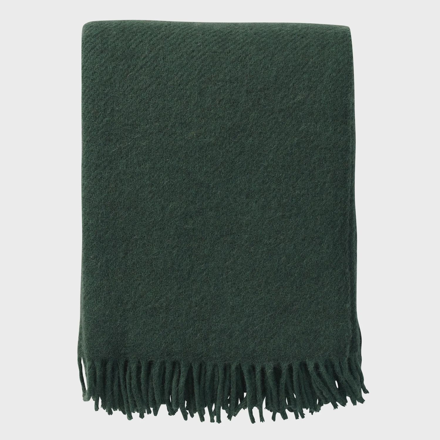KLIPPAN plaid Gotland bottle green
