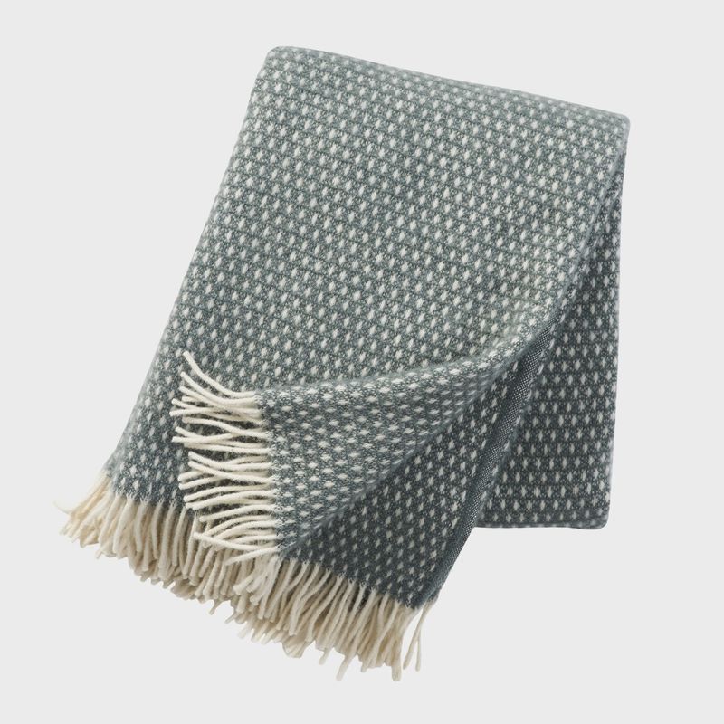 KLIPPAN plaid Knut balsem green
