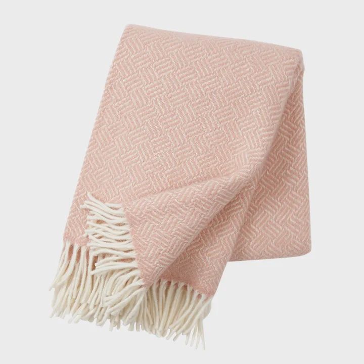 KLIPPAN plaid Knut pink