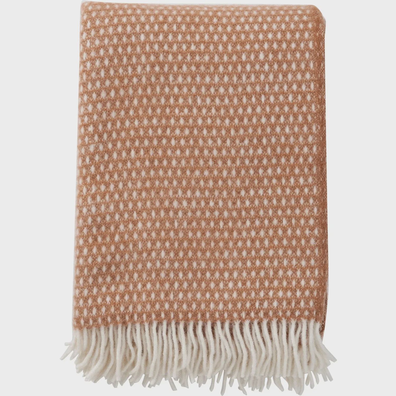 KLIPPAN plaid Knut nougat