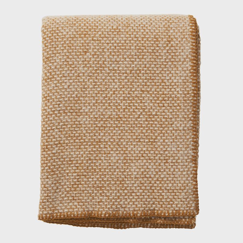 KLIPPAN plaid Domino caramel