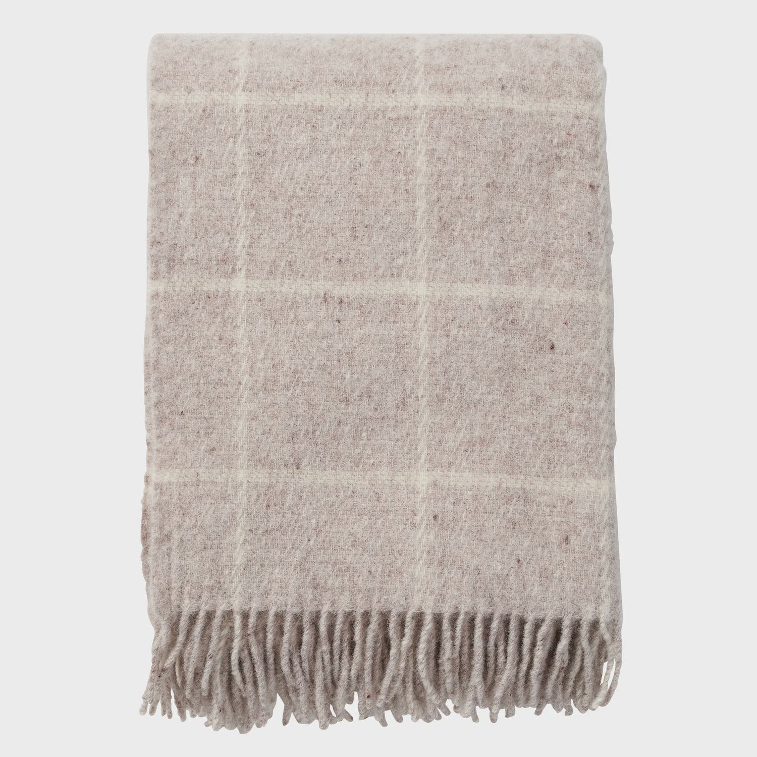 KLIPPAN plaid Vinga island beige