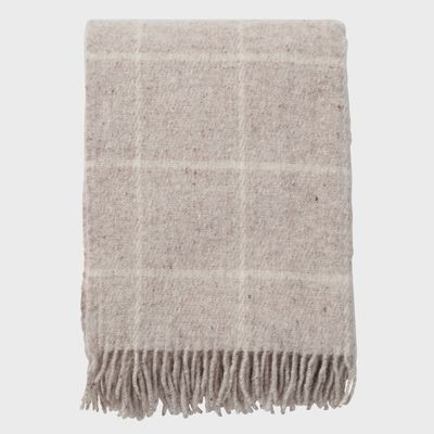 KLIPPAN plaid Vinga island beige