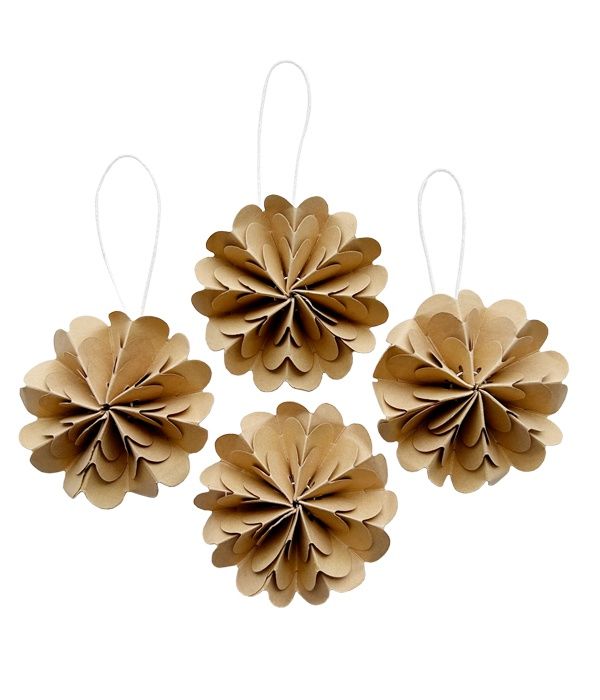 Paper Snowflake III caramel