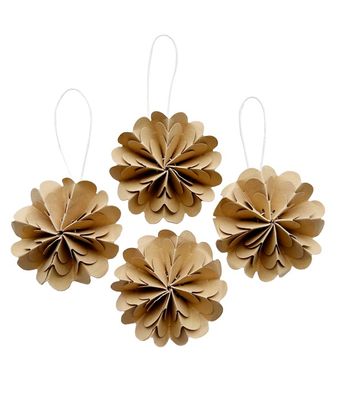 Paper Snowflake III caramel