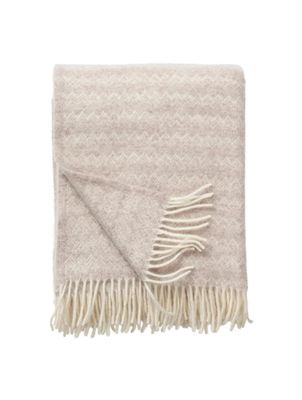 KLIPPAN plaid Fjälltopp beige