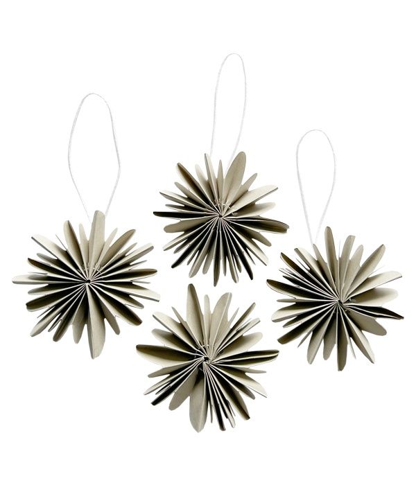 Paper Snowflake I warm gray